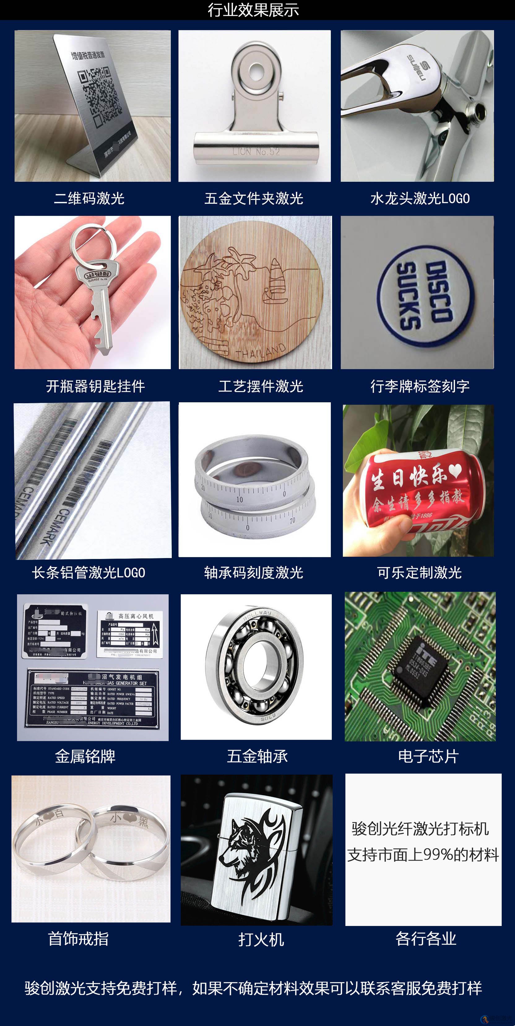 激光打標(biāo)機可以打標(biāo)什么產(chǎn)品？  第3張